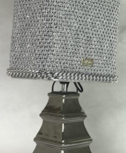 Alternative view of SQUARE DECO -LAMPE MOUIMA ARGENT