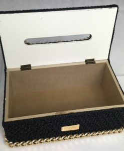 Alternative view of TISSUE BOX ABISHA BLACK