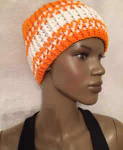 Alternative view of VÊTEMENT D'HIVER - ENSEMBLE BICOLORE ORANGE/BLANC
