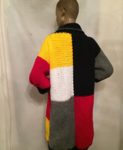 Alternative view of VÊTEMENT D'HIVER - MANTEAU GRAPHIQUE MULTICOLORE