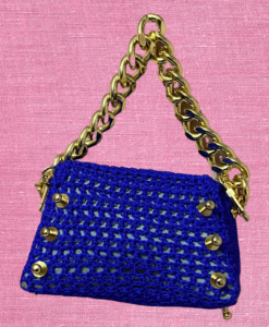 Alternative view of SAC AYEHA SMALL BLEU ROI