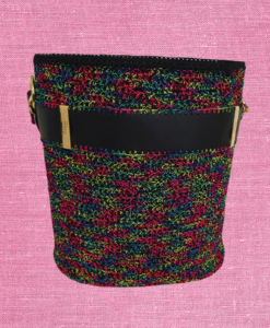 Alternative view of SAC SEAU GENA XL BLACK RAINBOW