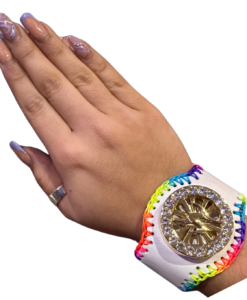 Alternative view of BRACELET ANTI STRESS BLANC RAINBOW