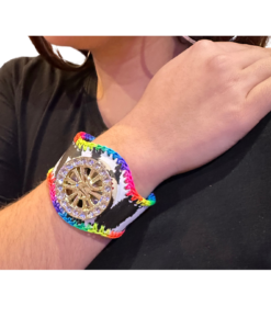Alternative view of BRACELET ANTI STRESS IMPRIME RAINBOW