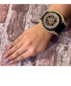 Alternative view of BRACELET ANTI STRESS NOIR DORE