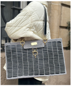 Alternative view of CARTABLE DESIGNER OVERSIZE GRIS/NOIR