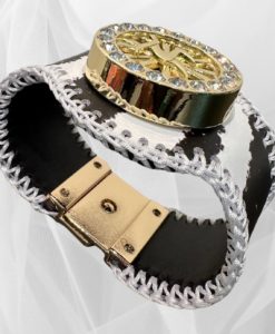 Alternative view of BRACELET ANTI STRESS IMPRIME BLANC