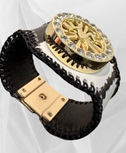 Alternative view of BRACELET ANTI STRESS IMPRIME NOIR